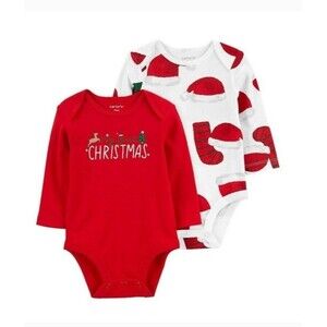 Carter's 2-Pack Christmas Bodysuits